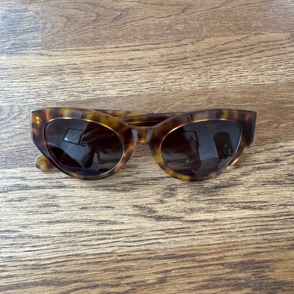 Luv Lou Tortoise Shell Cat Eye Sunglasses